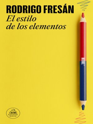 cover image of El estilo de los elementos